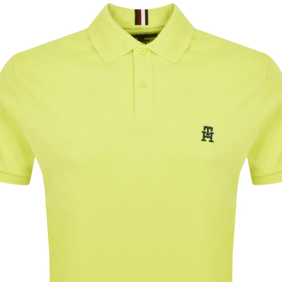Tommy hilfiger yellow shirt on sale